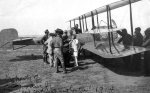 Tiny Broadwick and Army Air Corps officials before her demonstration jumps at North Island, San Diego