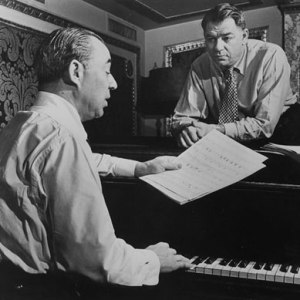 The team of Richard Rodgers (at piano) and Oscar Hammerstein