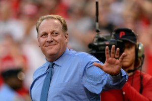 Future baseball Hall of Fame member Curt Schilling